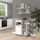 Vicco Küchenbuffet Pure 72,2 x 90,8 x 41,9 cm Weiß/Artisan-Eiche