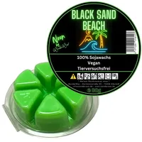 WonderWax Duftwachs WonderWax® Duftwachs Kreis 6 pcs Neon (Black Sand & Beach), Duftrichtung: Black Sand & Beach