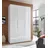 Drehtürenschrank Spice 126 x 208 x 57 cm Weiß