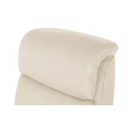 Hukla Relaxsessel Florian Leder 73 x 109 x 91 cm Creme elektrisch