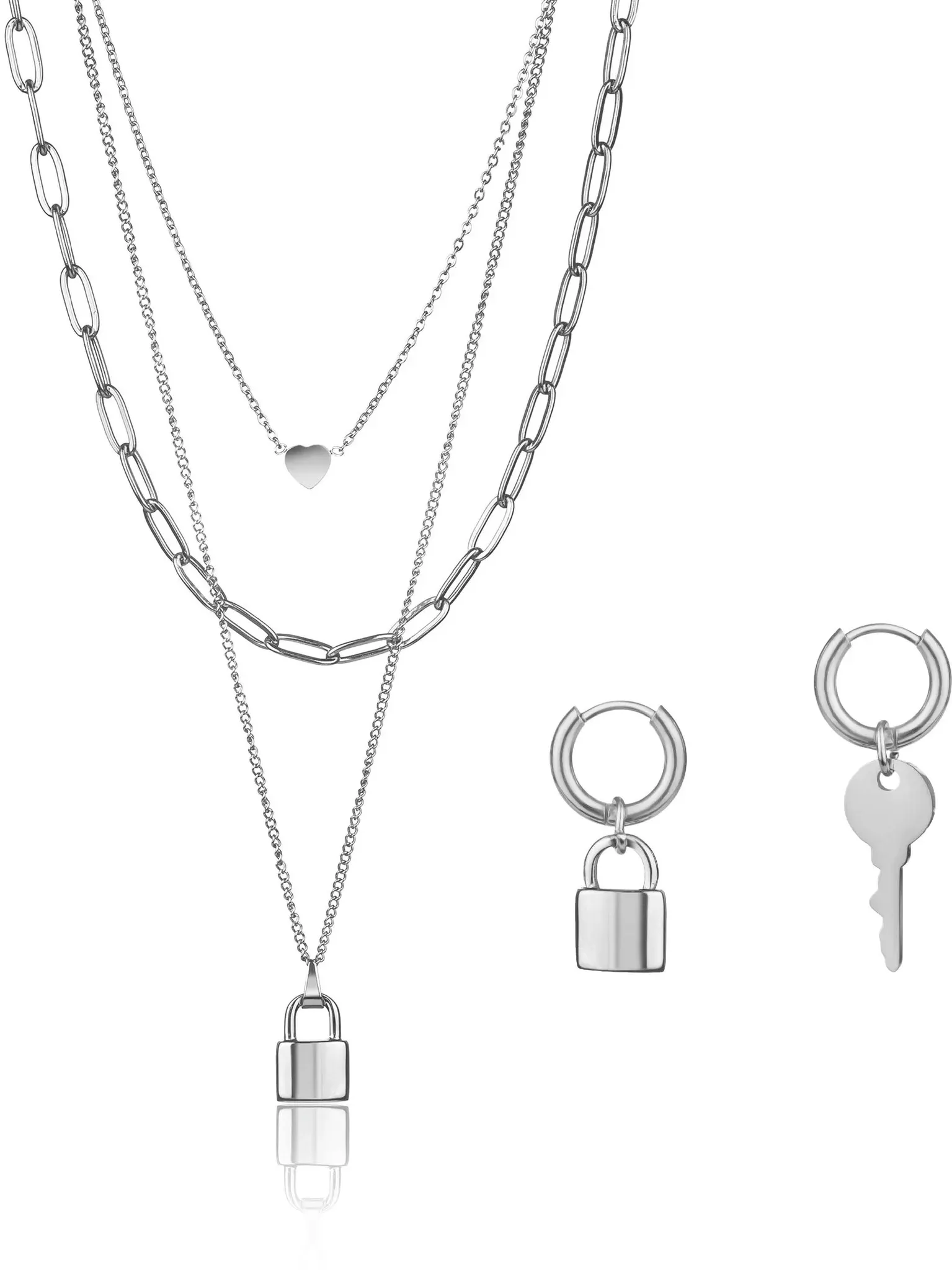 Ohrring und Ketten Set MARC LAUDER 
