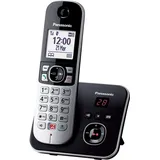 Panasonic KXTG6861JTB Telefon Cordless Schwarz Mit Anrufbeantworter