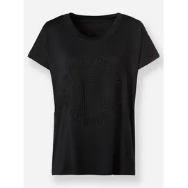 Heine Shirt Pyjama-Shirt Schwarz 38