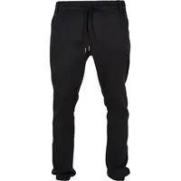 URBAN CLASSICS Knitted Denim Trainingshose - Real Black Washed