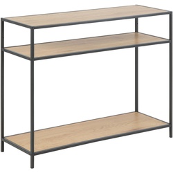 Actona Konsolentisch Seaford Holzoptik Schwarz, Braun Schwarz / Eiche