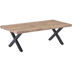 Couchtisch 120x60 Eiche Dekor Beistelltisch Wohnzimmertisch Sofatisch Tisch