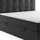 m-punkt24 Boxspringbett Prag 180 x 200 cm H3 Schwarz/Grau