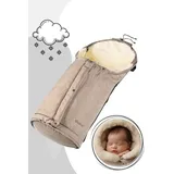 Fellhof Lammfell Hochsölden beige-melange