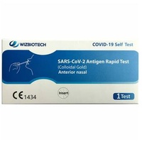 400x WIZ BIOTECH Schnelltest Nasal Laientest COVID-19 SARS-CoV-2 Antigen Rapid Test (Colloidal Gold)