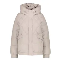 Alife & Kickin Winterjacke ALIFE & KICKIN "Damen HedwigAK A Winterjacke, Jacke", Damen, Gr. L, greige, 100% Polyester, Jacken Winterjacke