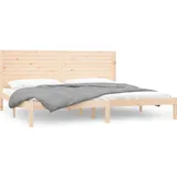 vidaXL Massivholzbett 180 x 200 cm Braun
