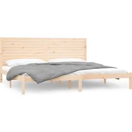 vidaXL Massivholzbett 180 x 200 cm Braun