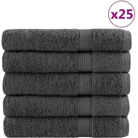 vidaXL SOLUND Handtuchset 25-tlg. anthrazit