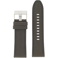 Diesel Uhrband Wechselarmband LB-DZ4500 Ersatzband Kautschuk 20 mm Schwarz-Grau