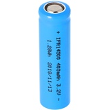 Efest IFR14500 - 400mAh AA LiFePo4 Akku 3,2V mit Flat Top (ohne Kopf) flacher Pluspol, Maße 49,8x14,2mm