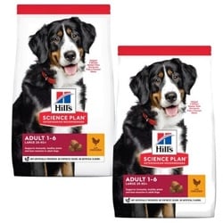 Hill's Science Plan Adult Large Breed Geflügel 2x14 kg