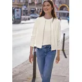 street one studio Damen, Blouson mit floraler Struktur und Zipper - 44