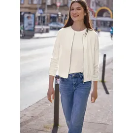 street one studio Damen, Blouson mit floraler Struktur und Zipper - 44