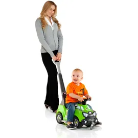 MOLTO 3-in-1 Rutscherauto Baby grün mit Schiebestange, Lauflernhilfe mit Sound