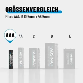 Absina AAA 1050 mAh 32 St.