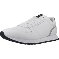 Tommy Hilfiger NEW RUNNER EVA MIX LTH FLAG Niedriger Schnitt (Schuhe) Herren, Weiß (White), 44