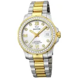 Jaguar Damen Uhr Analog Fashion Armbanduhr silber gold D2UJ893/1 - Silber