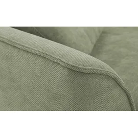 Lounge Collection Eckcouch Flachgewebe 2-Sitzer Grün