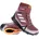 Hook-and-Loop Cold rdy Winter Wanderschuh Kinder Wanderschuhe-Rot-28