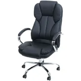 Mendler Kansas XXL Chefsessel Kunstleder Schwarz
