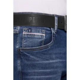Camp David Herrengürtel Leder schwarz 90