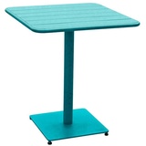 HESPERIDE Quadratischer Garten-Tisch Phuket Ente Blau - 2 Sitze - Hespéride