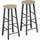 Tectake Barhocker 2er Set 31 x 72,5 x 31 cm Eiche