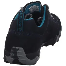 Allrounder NASAN Tex Damen, Schnürschuhe wasserdicht blau aus Leder Velour und Textil