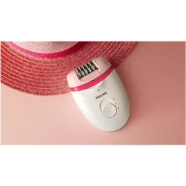 Philips Satinelle Essential BRE255/00 weiß/rosa
