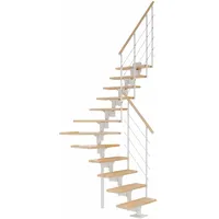 DOLLE Mittelholmtreppe Boston 228-300 cm Holz/Metall