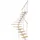 DOLLE Mittelholmtreppe Boston 228-300 cm Holz/Metall