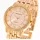 Excellanc Geschenkset Damen Uhr Gliederarmband Armreif Armband roségoldfarbig 1800218