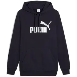 PUMA Herren Hoodie - ESS No. 1 Logo Hoodie, Logo, einfarbig Dunkelblau M