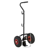 Relaxdays Transportwagen für Gasflaschen 3/5 kg Rot/Schwarz