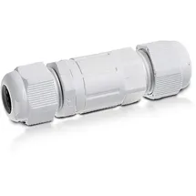 V-Tac IP68 Kabelverbinder Klemmleiste Muffe Wasserdicht Kabeldicke: 4-6,5mm 3 Polig Kabelquerschnitt: 1 bis 4mm2 bis 230V) weiß