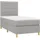 vidaXL Boxspringbett 100 x 200 cm Hellgrau