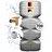 GARANTIA CUBUS Regentonne Komplett-Set 700 L Betongrau