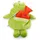 NICI Wärmflasche Frosch Frowin 300ml 32cm GREEN (0.30 l, Bettflasche mit Bezug)