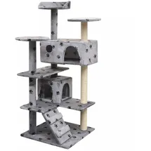vidaXL Katzen-Kratzbaum 125 cm grau