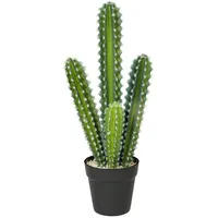 Homcom Kunstpflanze, Grün, Kunststoff, 53 cm, Dekoration, Blumen & Zubehör, Kunstpflanzen