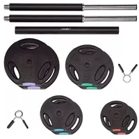 HMS GSP40 Verstellbare Langhantel 42 kg schwarz