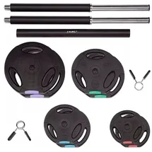 HMS GSP40 Verstellbare Langhantel 42 kg schwarz