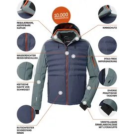 KILLTEC KSW 72 MN SKI JCKT Skijacke Nachtblau XXL