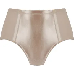 Shapingslip NATURANA "Curve Hugger", Damen, Gr. 38, beige (light beige), Obermaterial: 91% Polyamid, 9% Elasthan, unifarben, figurbetont, Unterhosen, mit seidigem Glanzfinish
