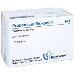 Probenecid Biokanol Tabletten 100 St